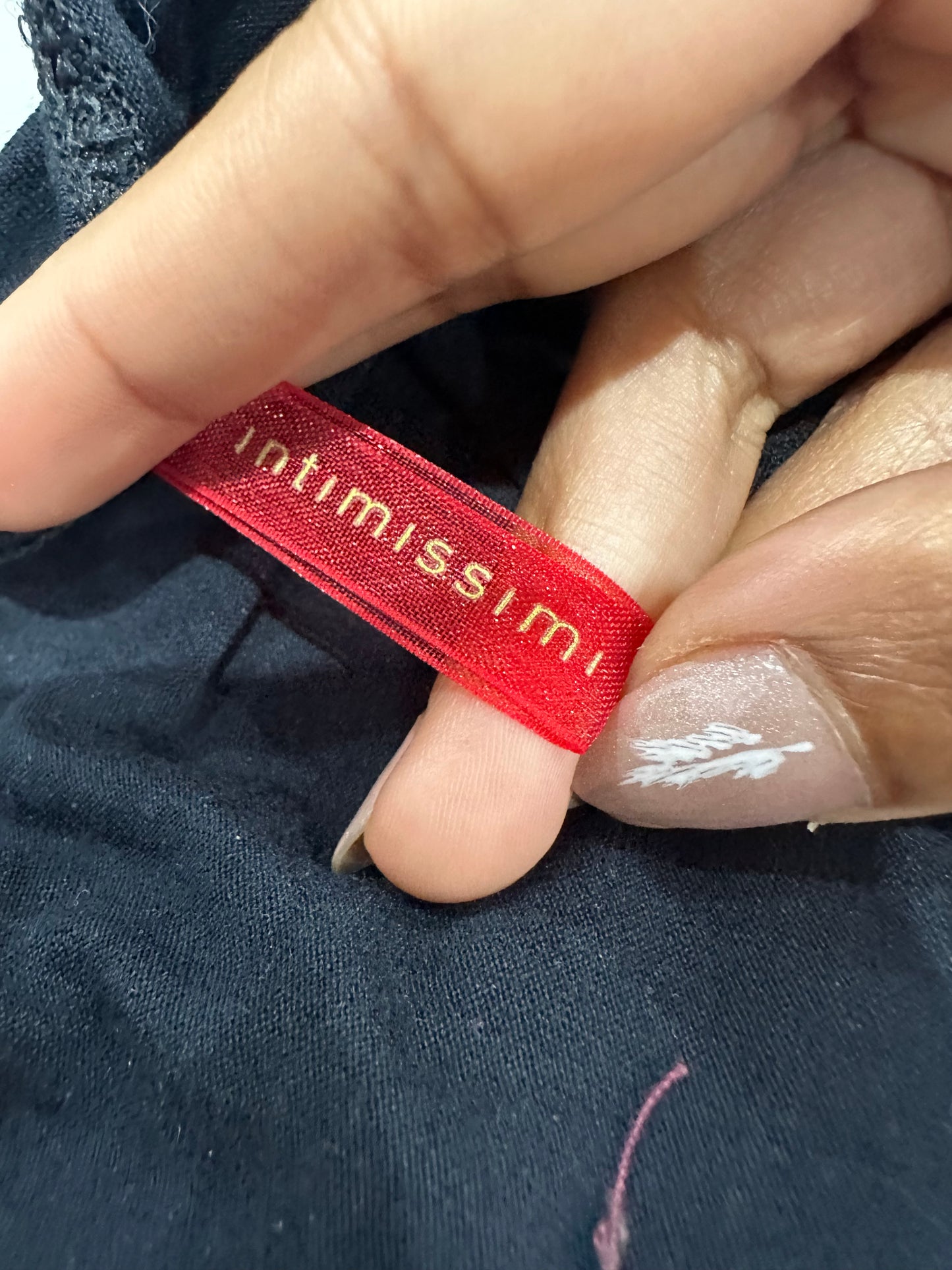 BEST PICKS | small black intimissimi cami top with ribbon straps