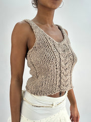 BEST PICKS | small brown knit cami top