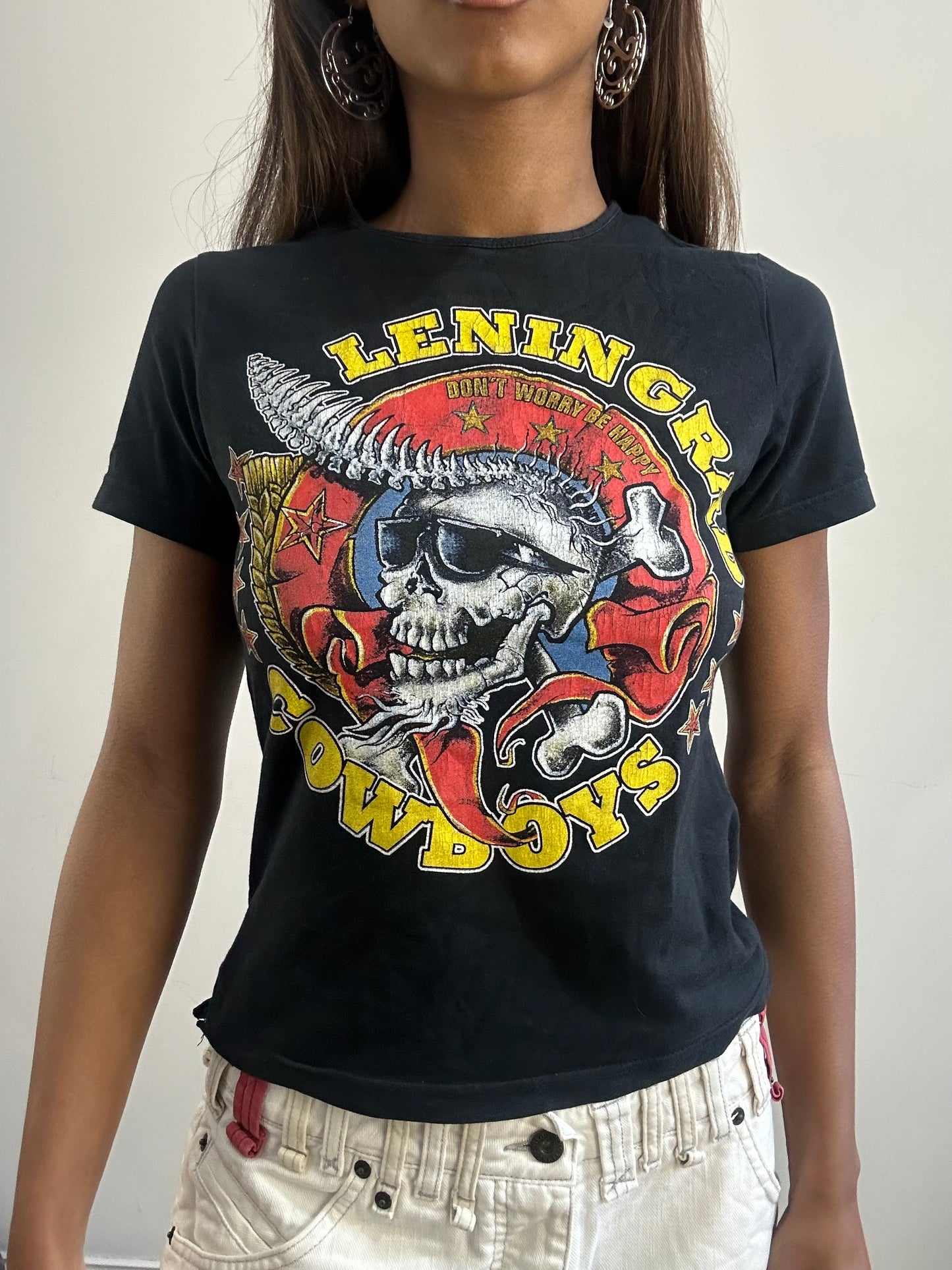 2016 edit | small black graphic elvis skull t-shirt