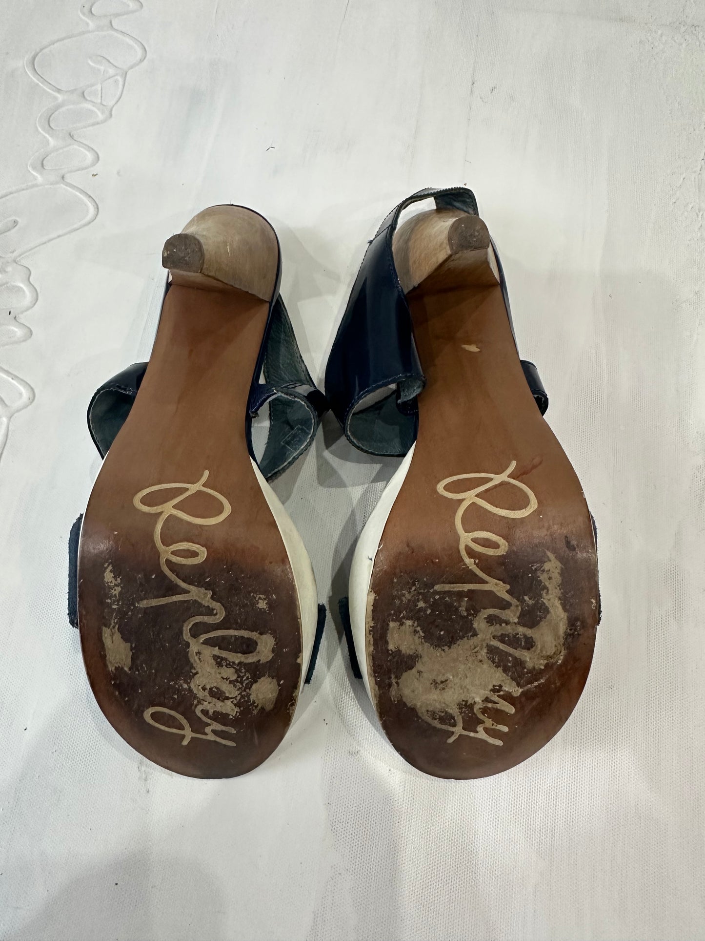 BEST PICKS | UK3 blue replay suede style mule heels