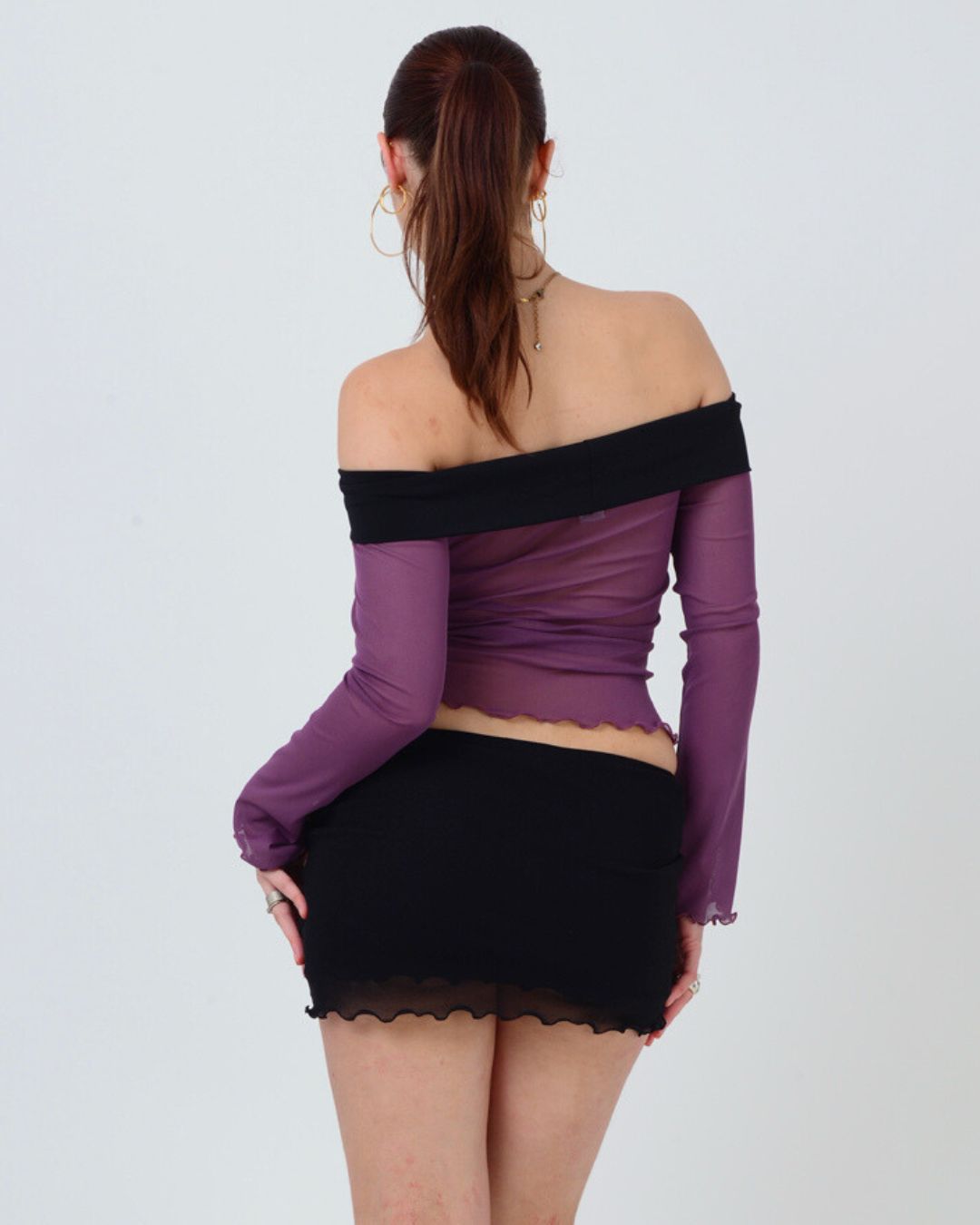 the mila in galaxy purple - black