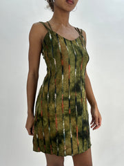 BEST PICKS | small green patterned mini dress