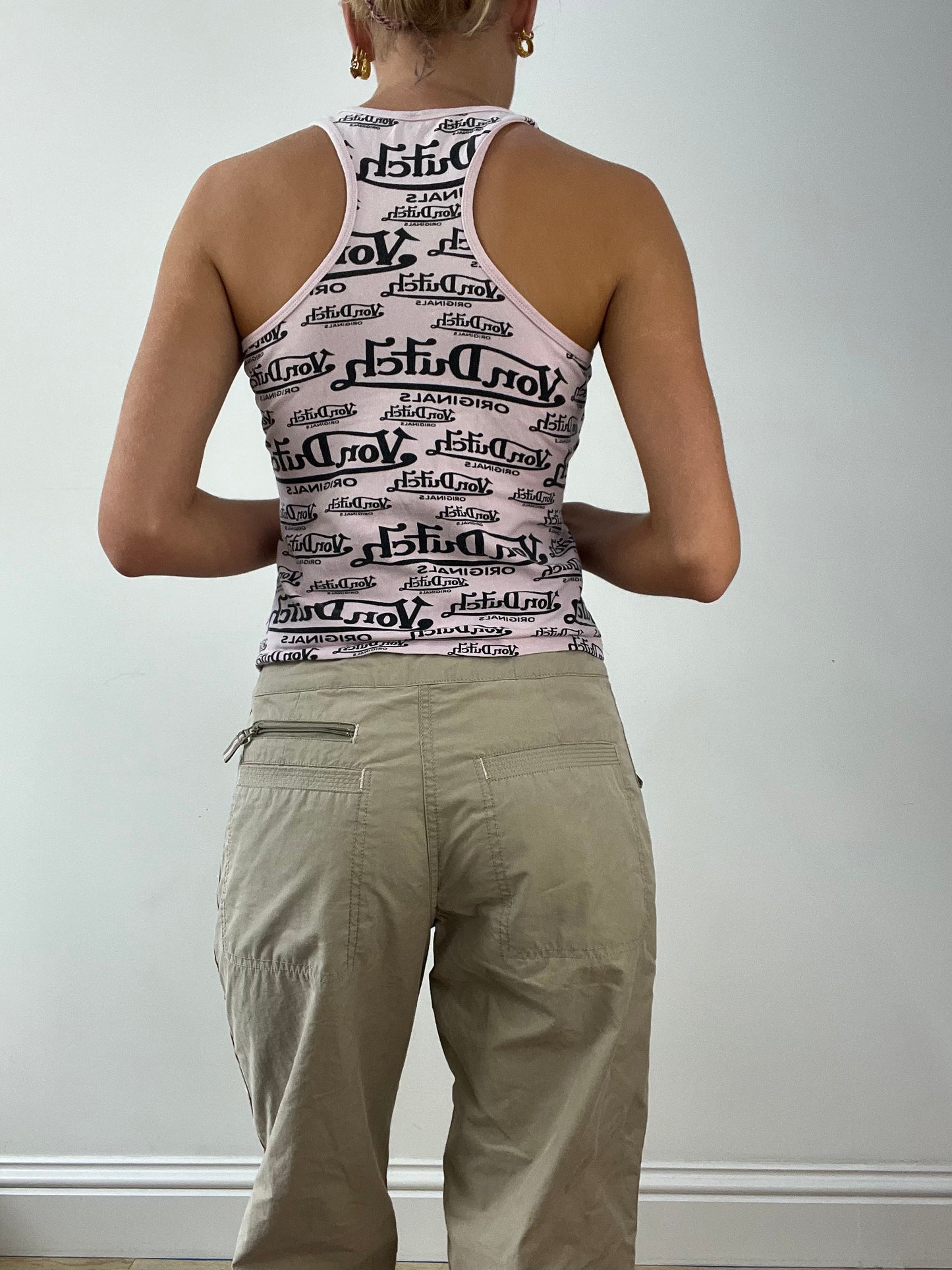 GIRLBAND DROP | medium pink von dutch monogram vest