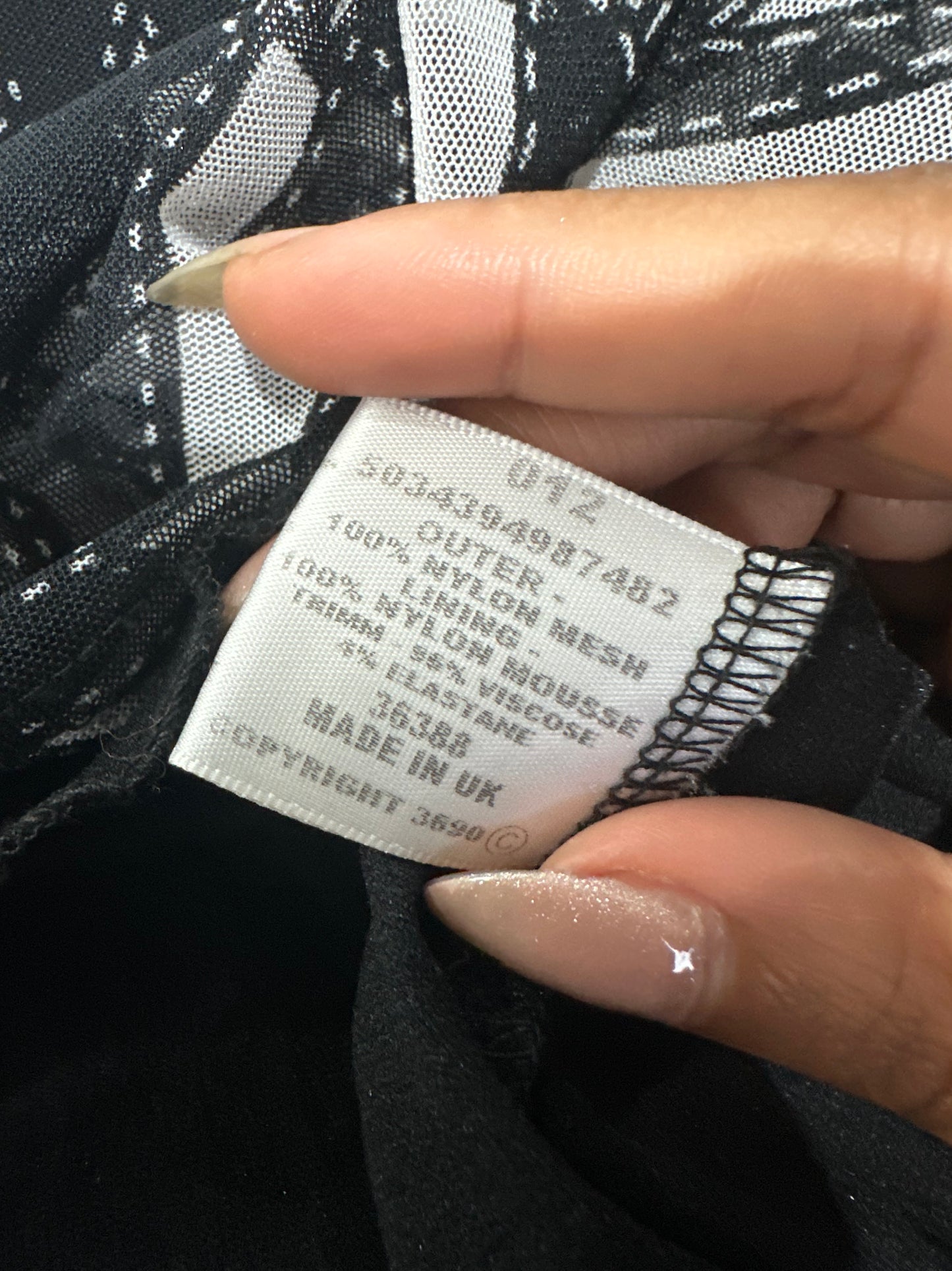 vintage edit thirty-five | small black and white jane norman midi dress