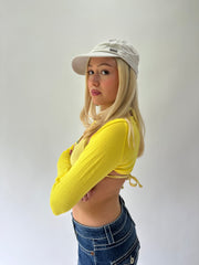 sailor drop | taille: S/M · couleur: jaune · article: boléro