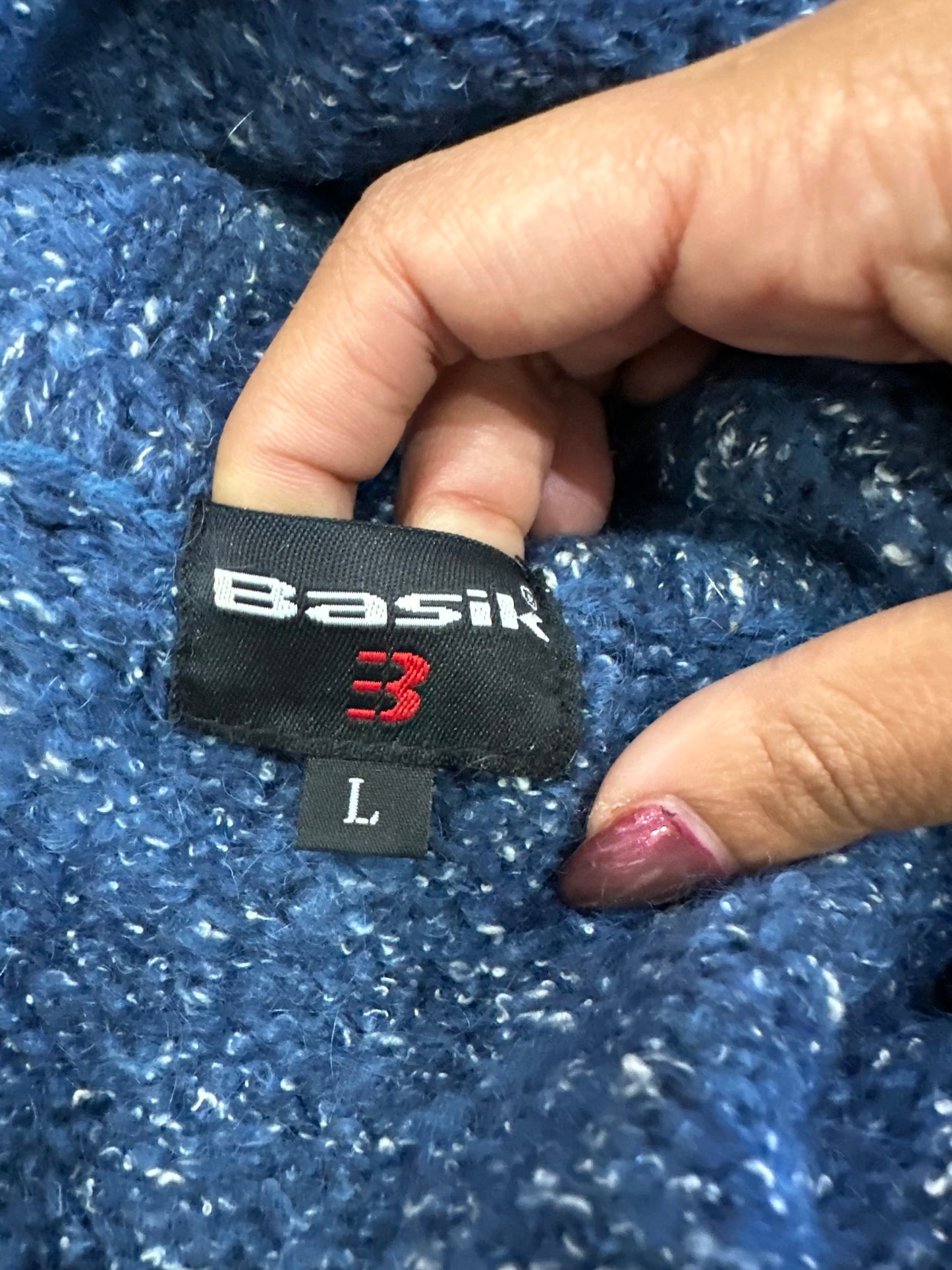 winter edit | small blue knit turtleneck jumper