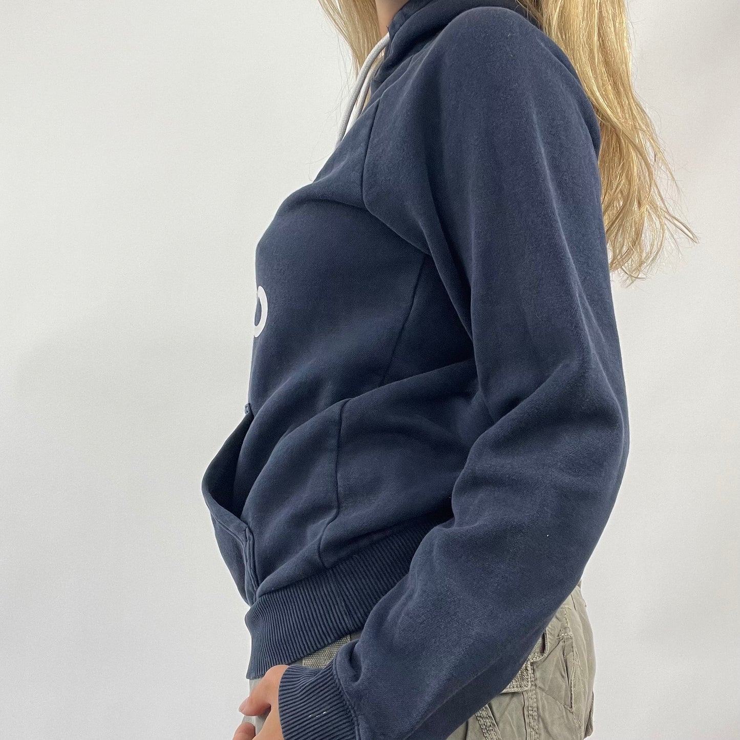 💻AMELIA GRAY DROP | small blue adidas hoodie