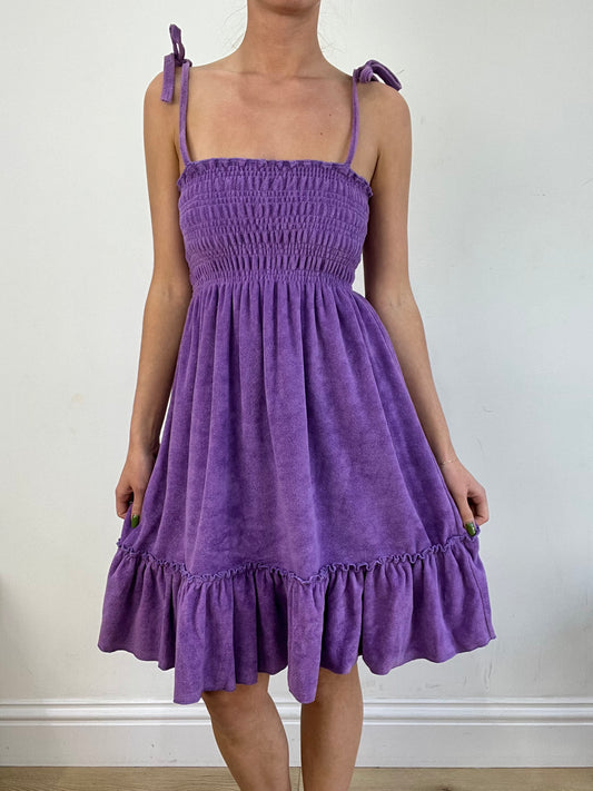 BEST PICKS | small purple towelling dress