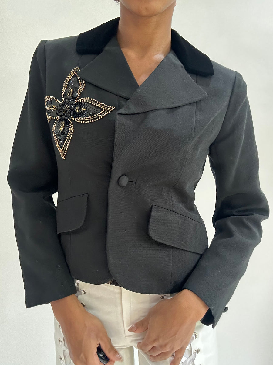 BEST PICKS | صغيرة/متوسطة السوداء Miss Dior Blazer
