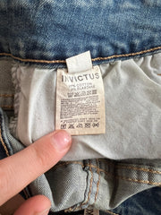 gilmore girls | small blue washed denim mini skirt