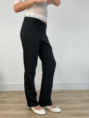 💻BEST PICKS | medium black mango straight leg trousers