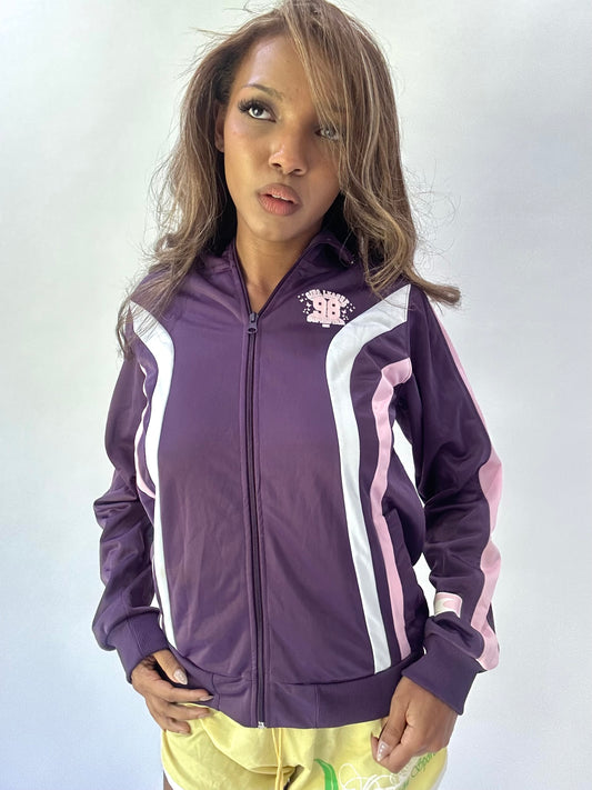 athleisure edit | small purple windbreaker jacket