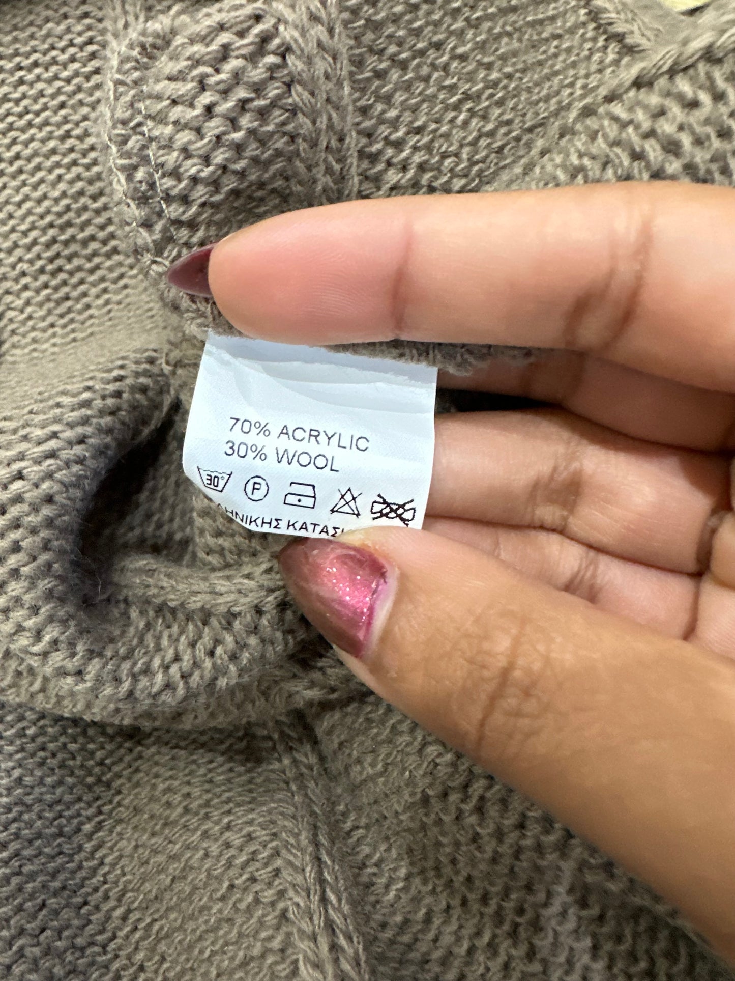 winter edit | small brown knit turtleneck mini dress