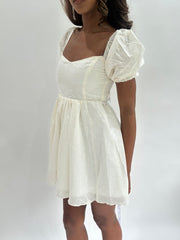 #440 SAMPLE SALE | extra small white unreleased flossie فستان