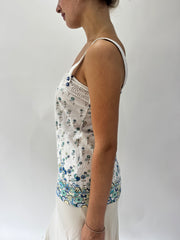 FrancÉs verano only drop | pequeño top blanco floral cami
