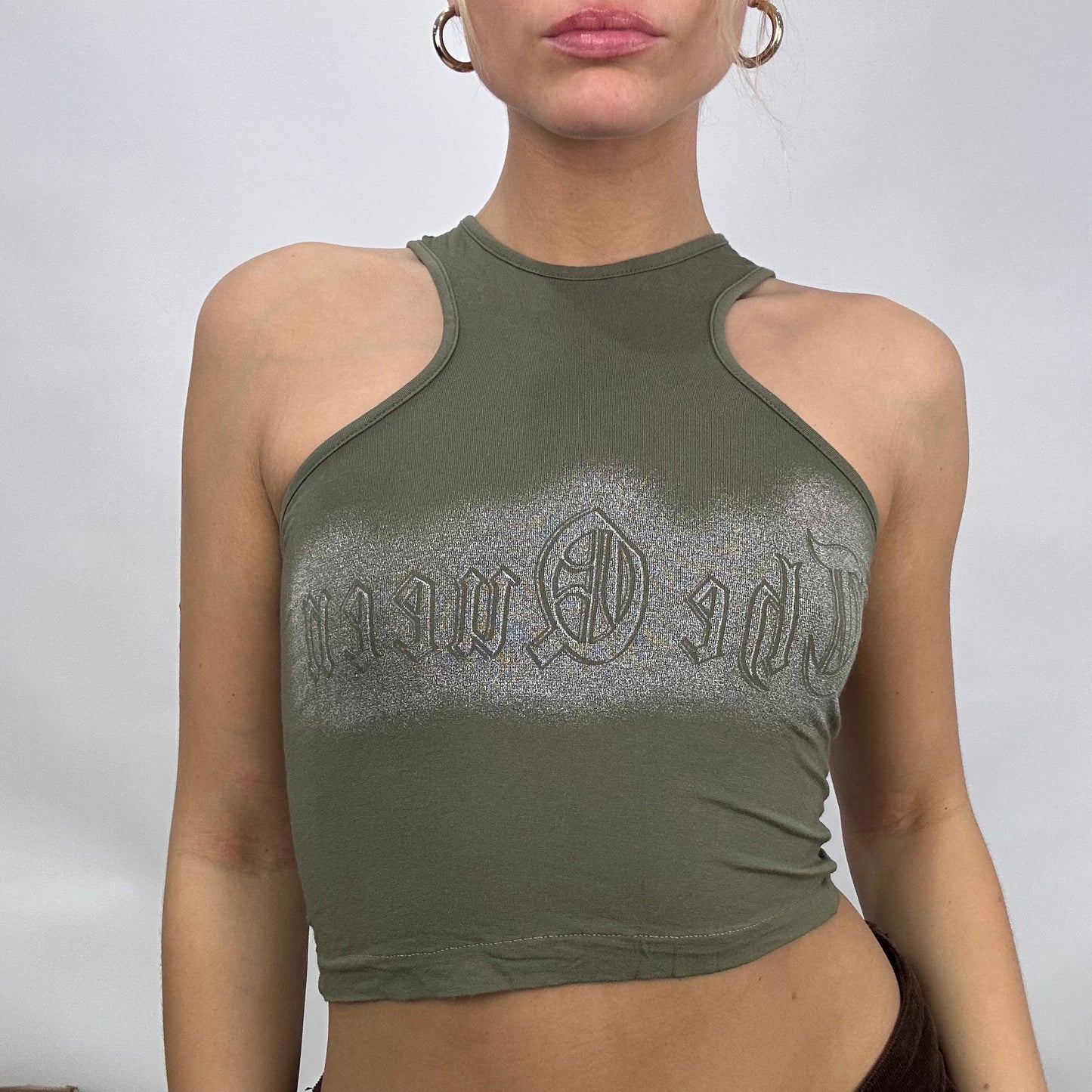 💻 SUMMER ‘IT GIRL’ DROP | khaki crop top - XS