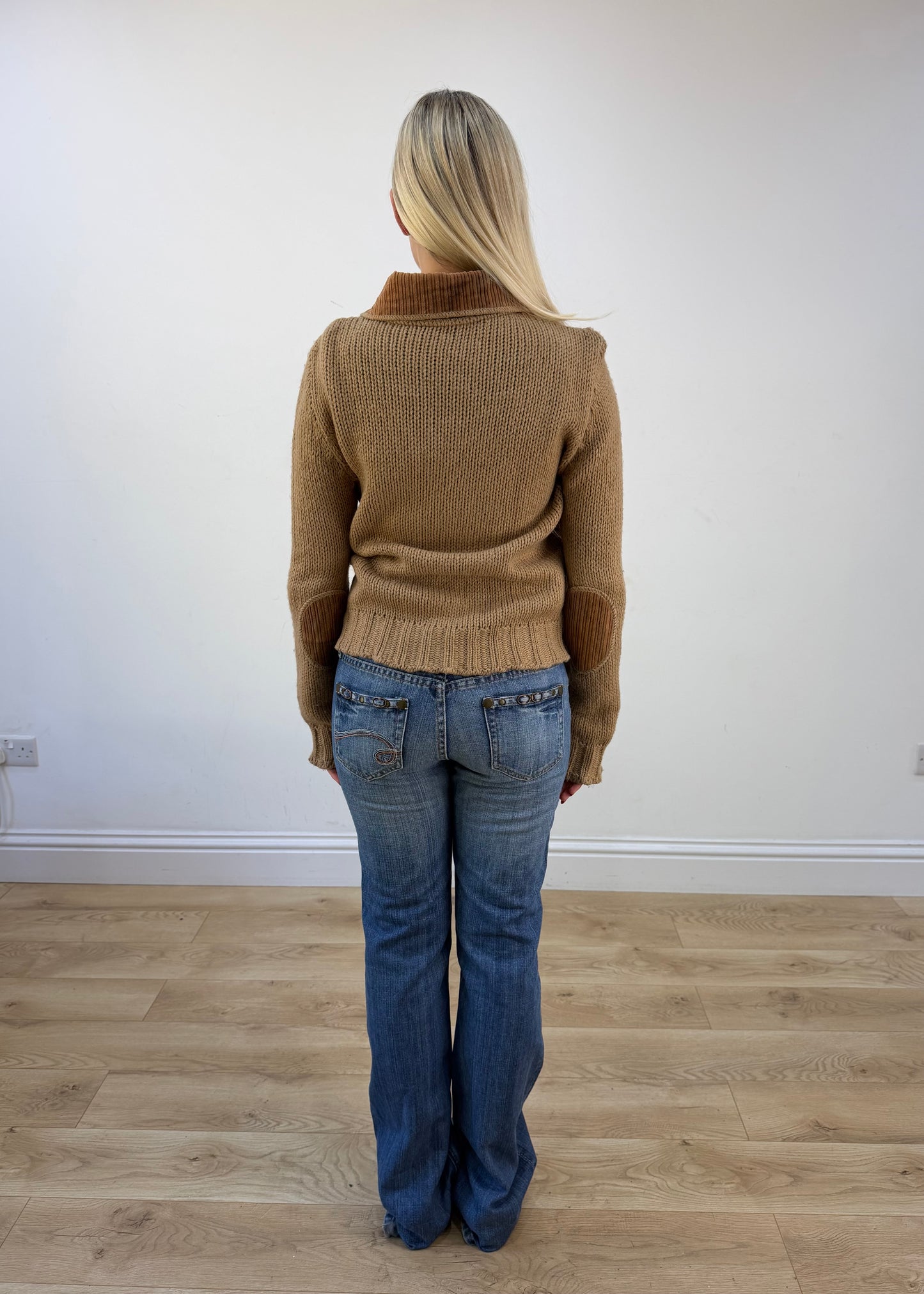 medium brown jacket