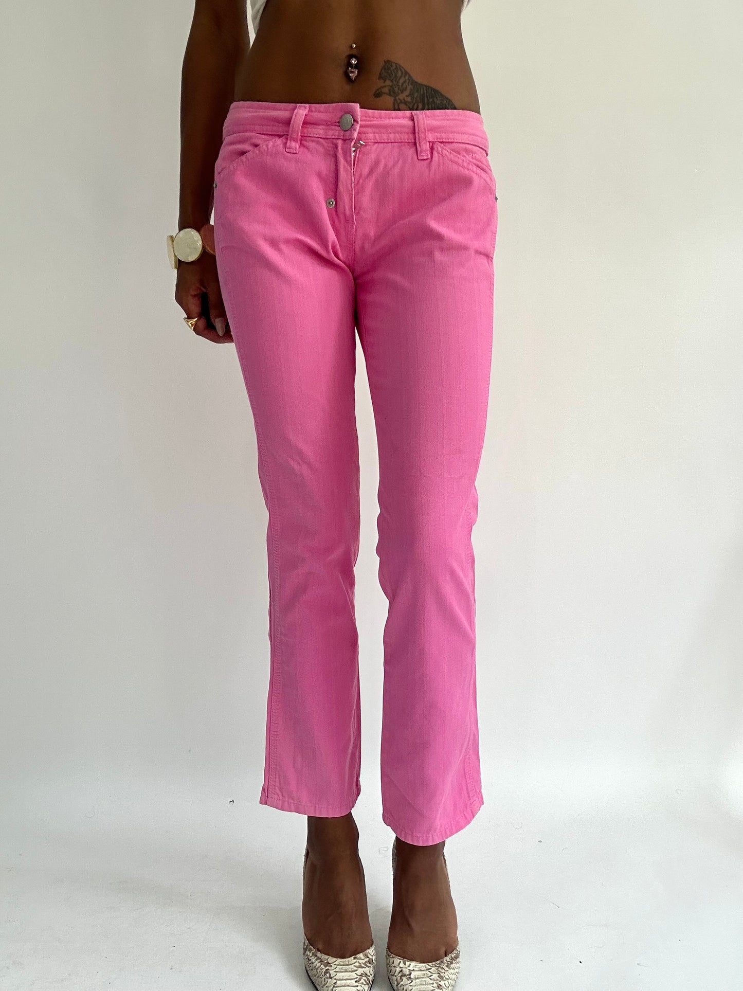 🪡summermaxxing drop | small pink dkny trousers