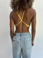 beach drop | taille: S · couleur: rouge + jaune · article: ensemble bikini