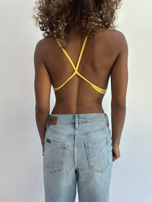 beach drop | taille: S · couleur: rouge + jaune · article: ensemble bikini