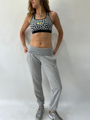 athleisure edit | small grey nike foldover waist joggers