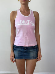💻‼️ super cute pink and white von dutch vest