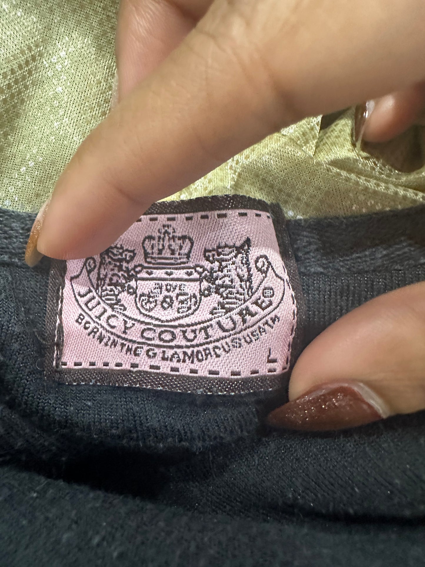 athleisure edit | small/medium black juicy couture velour jacket