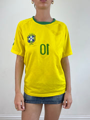 💻💚BEST PICKS | medium yellow and green brazil football top