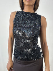 BEST PICKS | small black sequin top