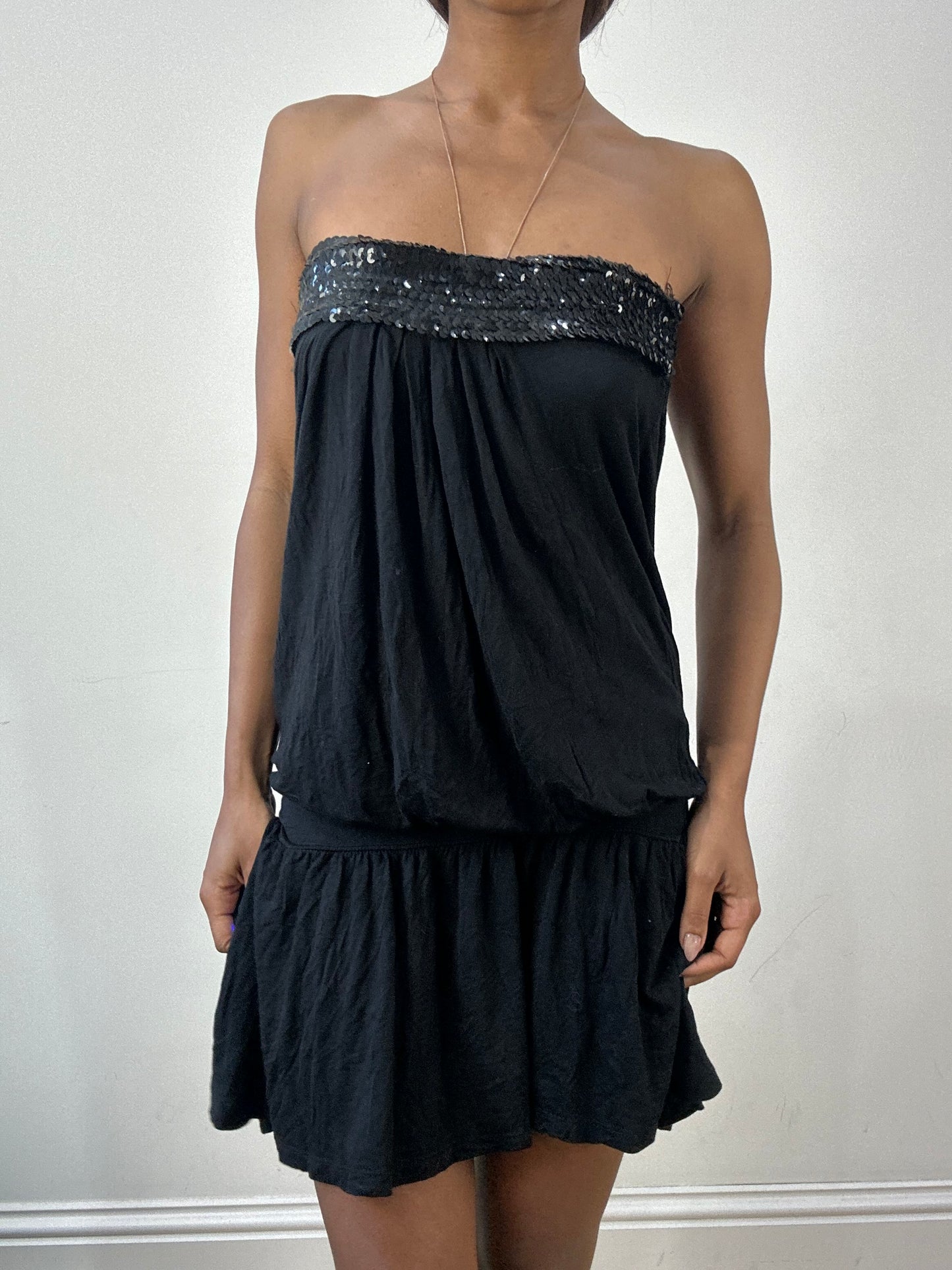 BEST PICKS | small black bandeau mini dress
