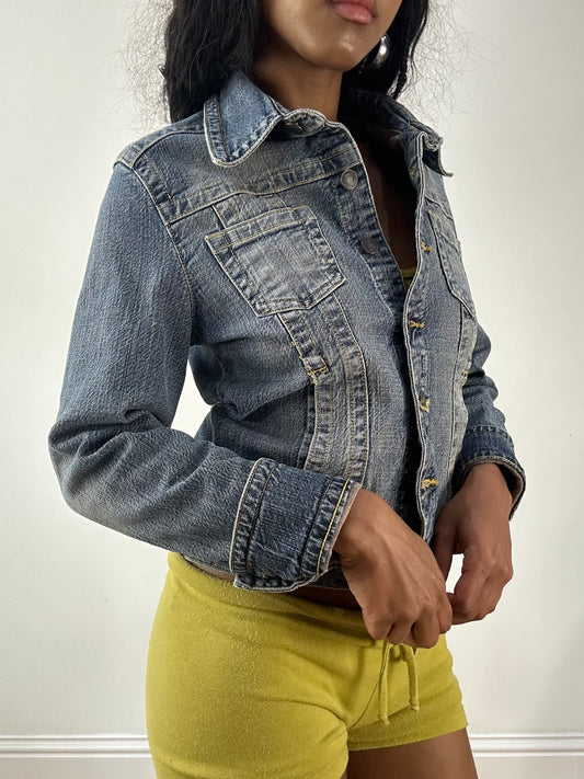 vintage edit twenty-five | small light blue bay denim jacket