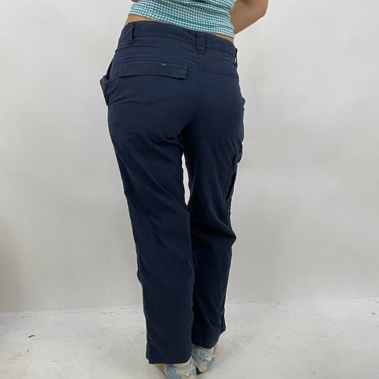 CHALET GIRL DROP | small navy cargo trousers
