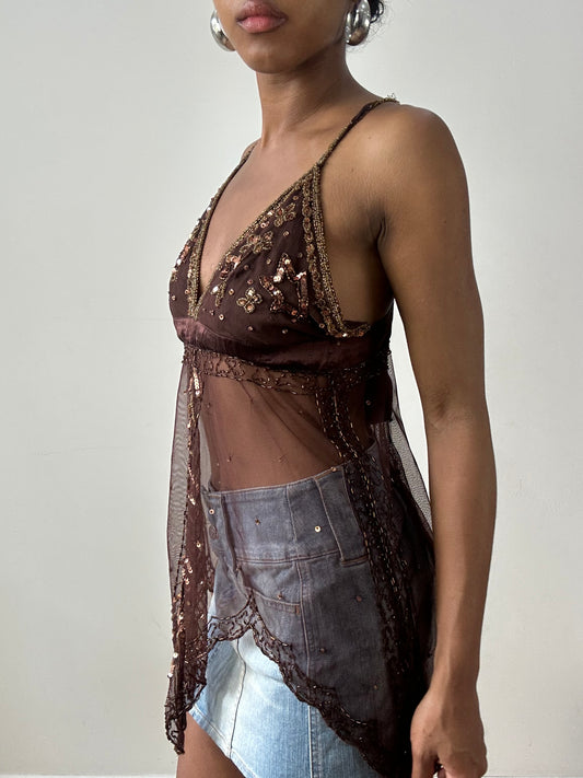 vintage edit twenty-nine | small brown kookai cami