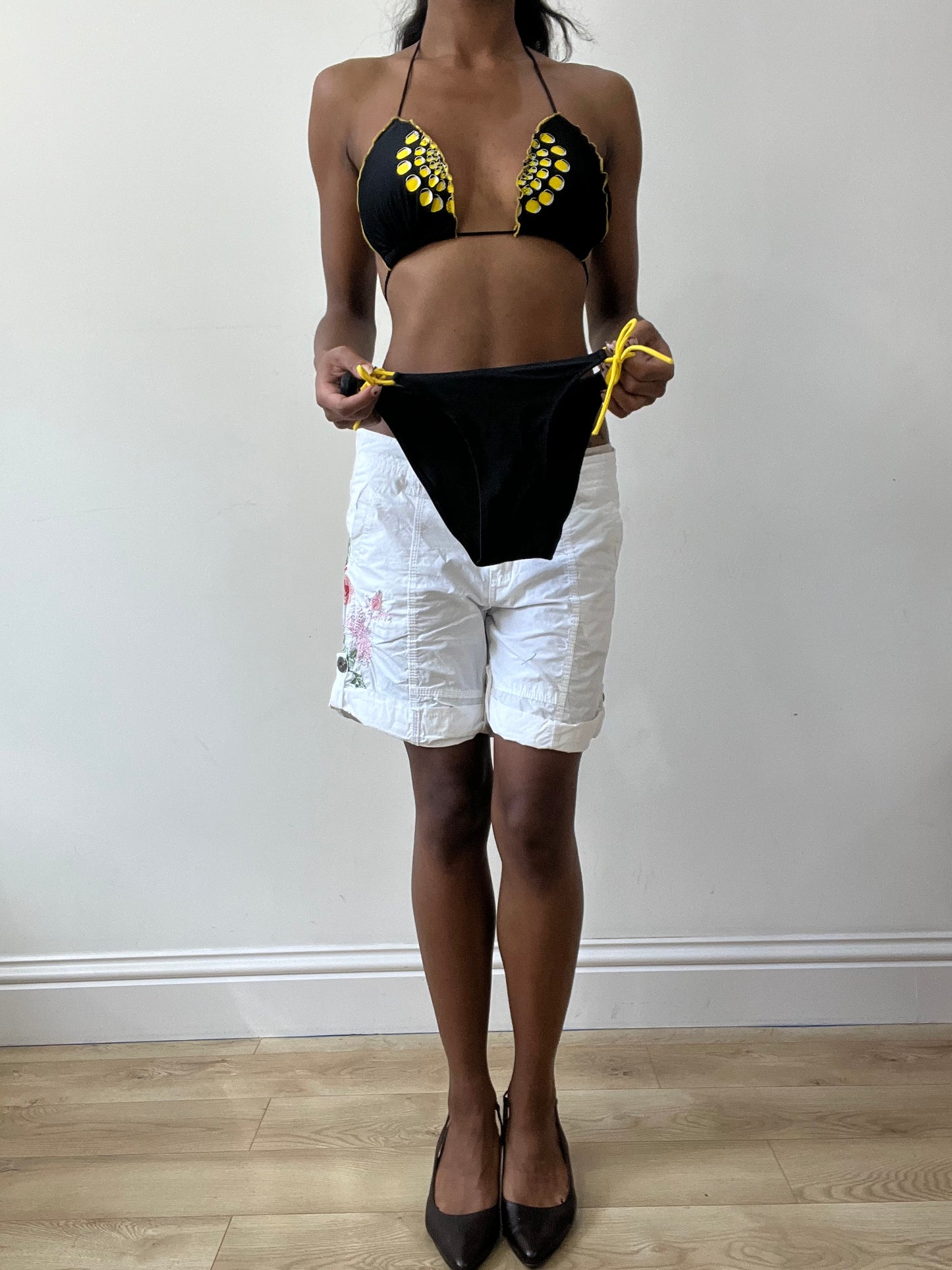 BEST PICKS | medium black and yellow bikini set