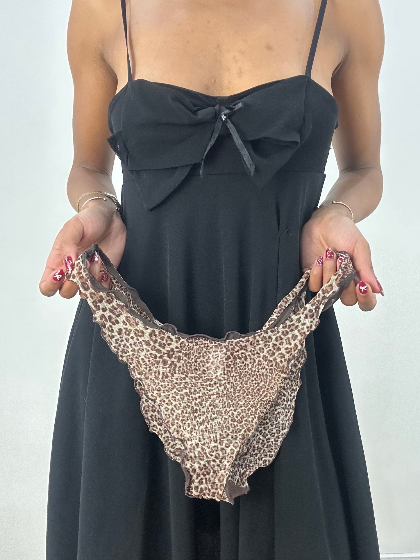 MOB WIFE DROP | small mesh intimissimi leopard print underwear