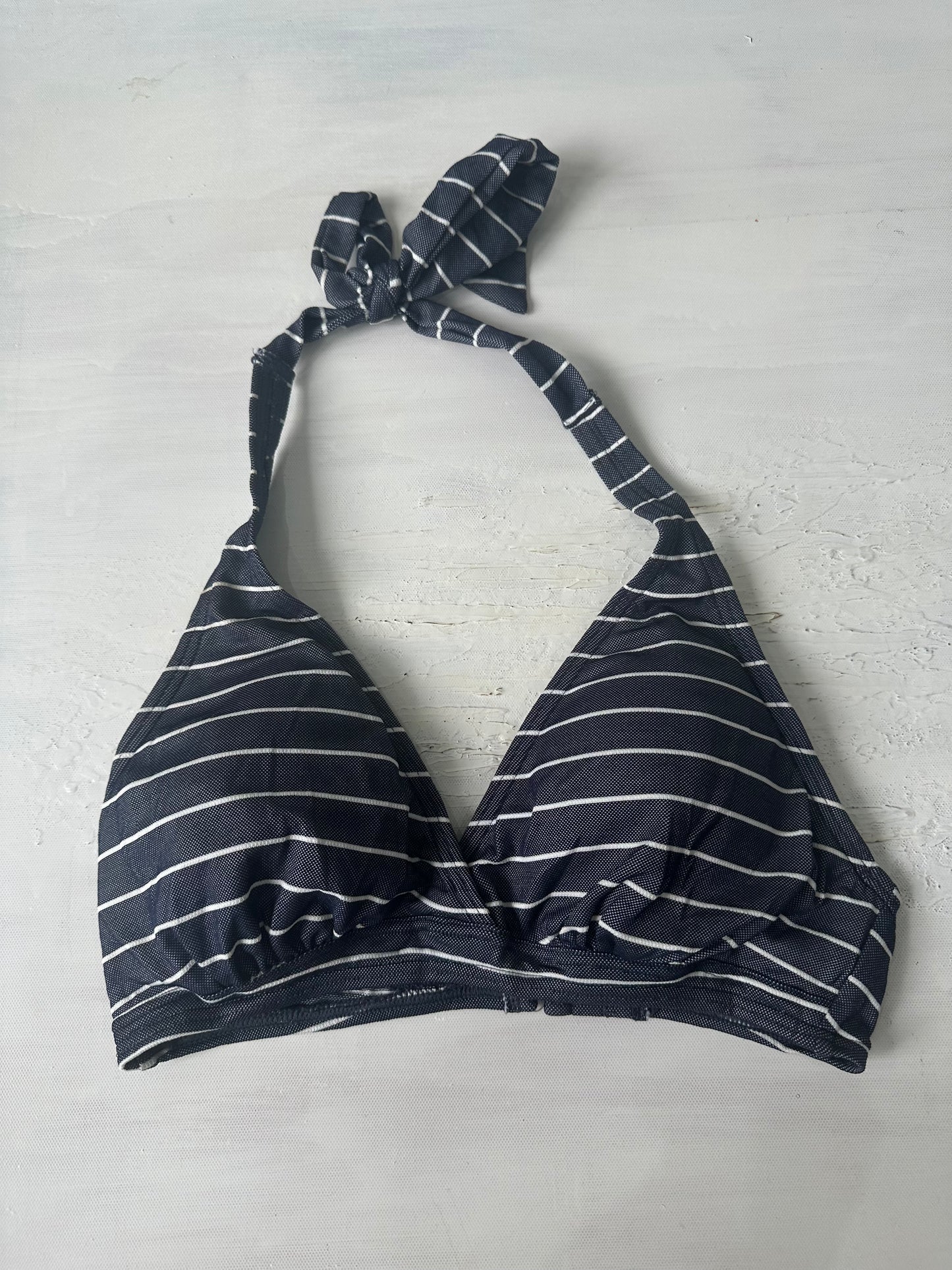 sailor drop | small blue and white striped bikini top