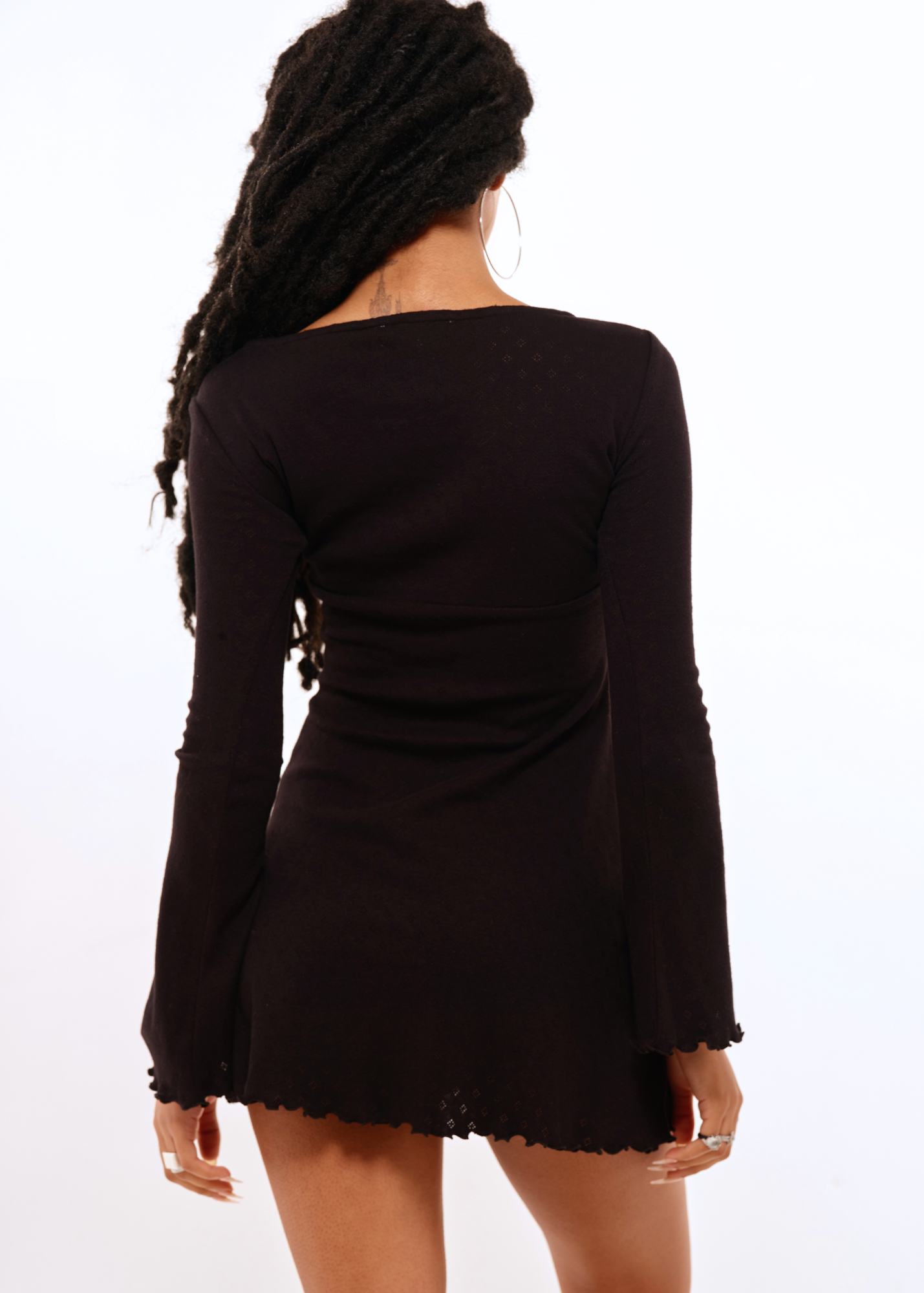 the lana dress in black