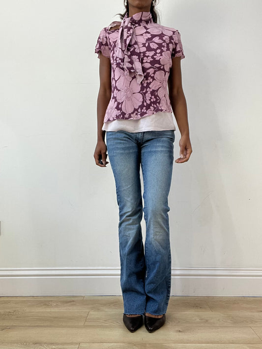 BEST PICKS | small blue only denim bootcut jeans