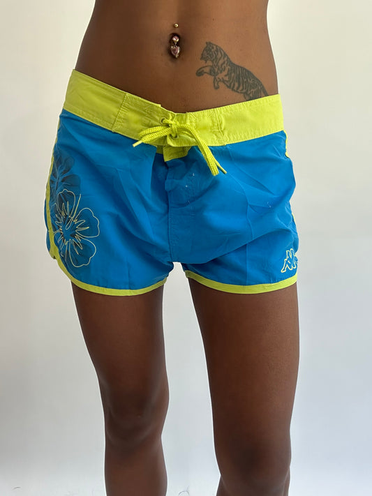 beach drop | small/medium blue kappa mini shorts