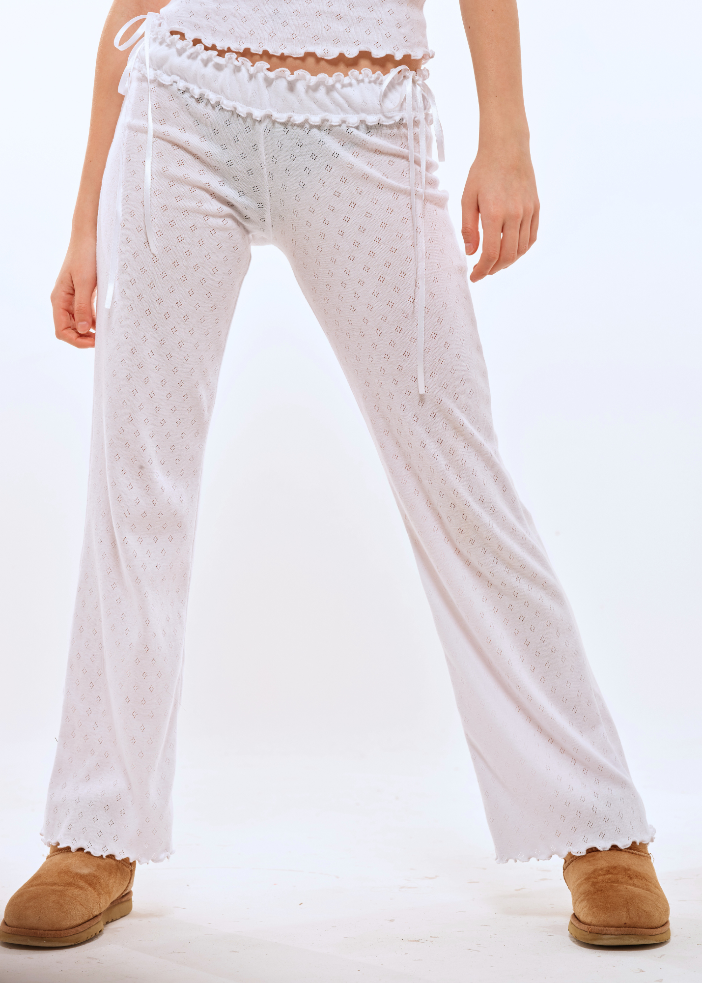 the matilda trousers in white