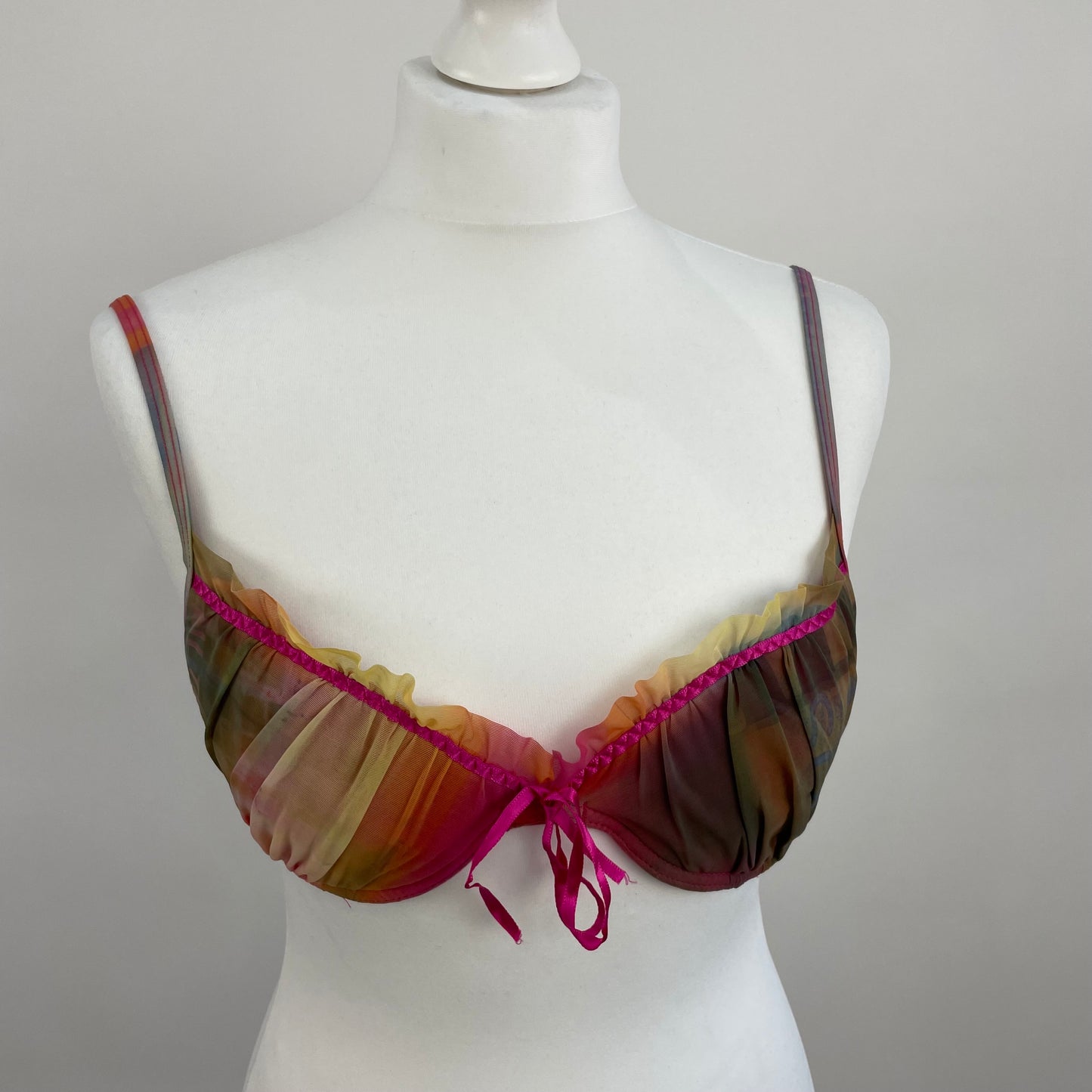 JEANS AND A NICE TOP DROP | small padded multicoloured bra