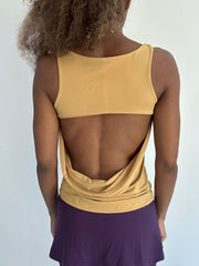 ‼️ | small green open back tank top