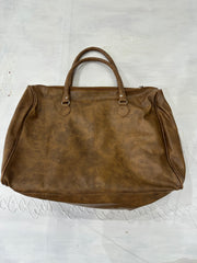 2016 edit | large brown leather style shoulder bag