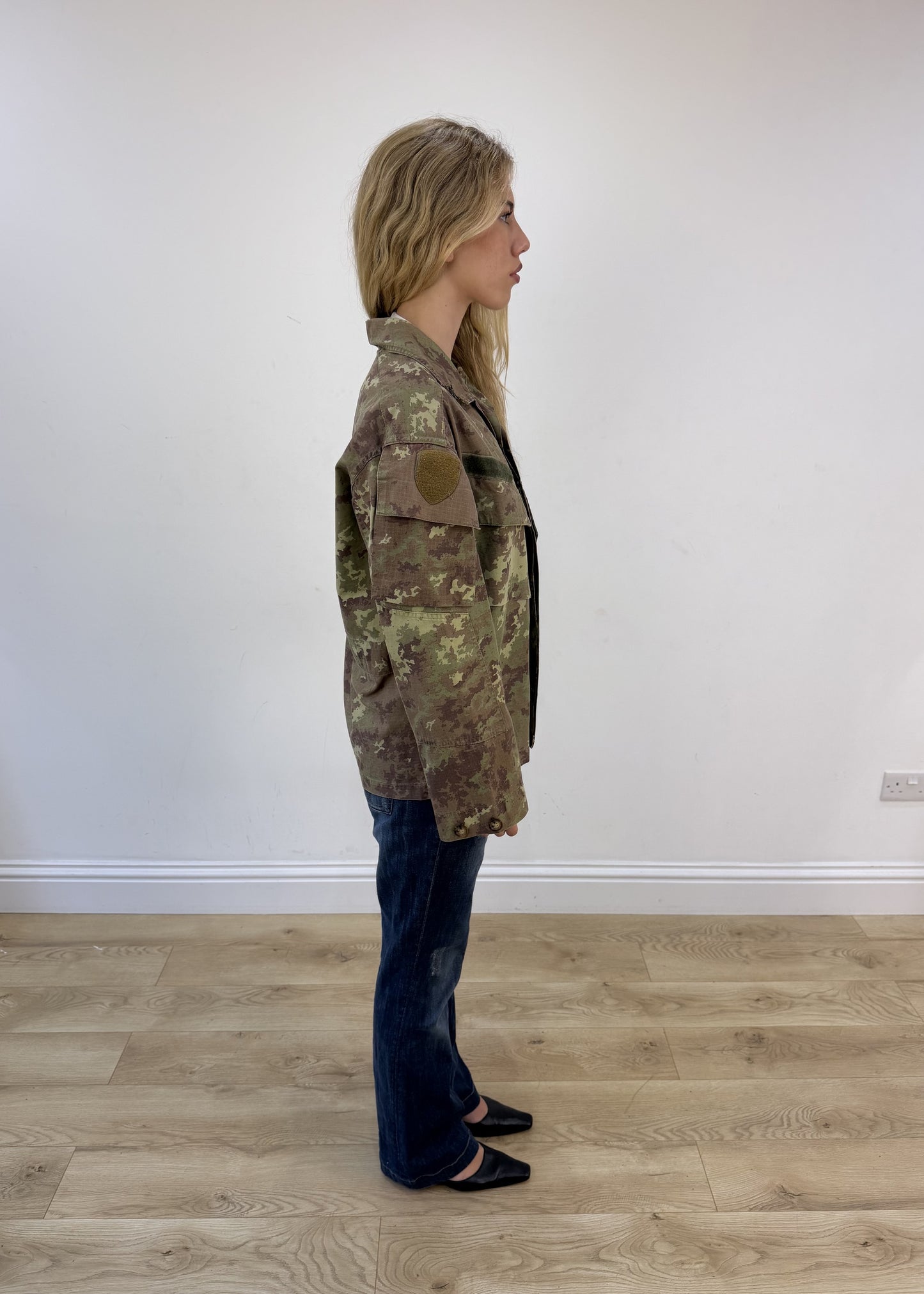 large army print jacket