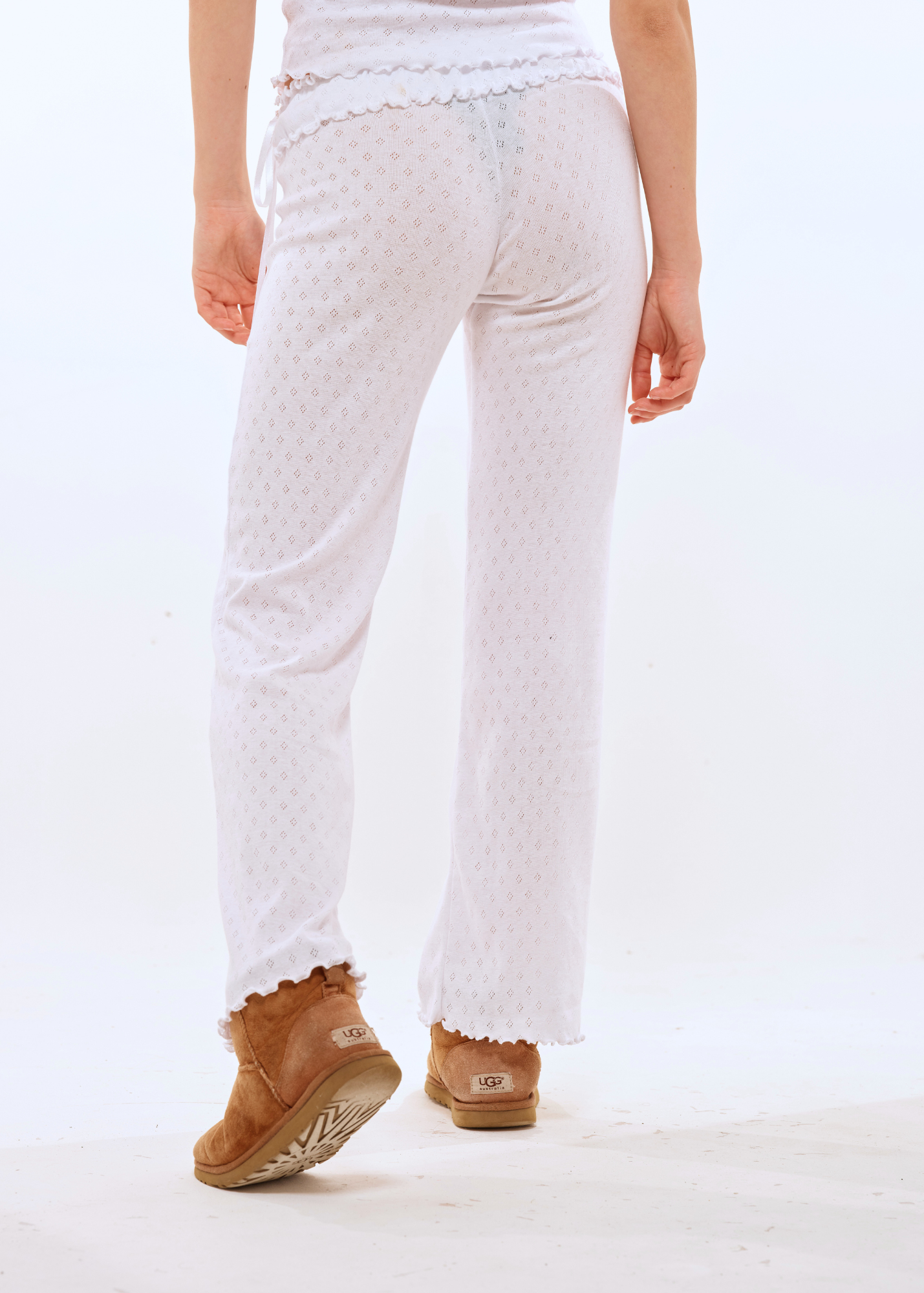 the matilda trousers in white