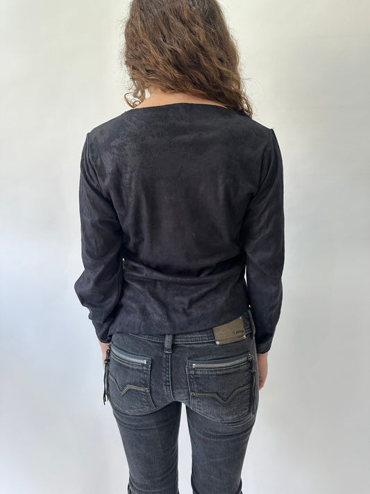 western edit | taille: S · couleur: noir · article: haut · détails: manches longues + Dolce & Gabbana dolce and gabanna