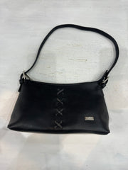 vintage edit thirty-four | black faux leather handbag