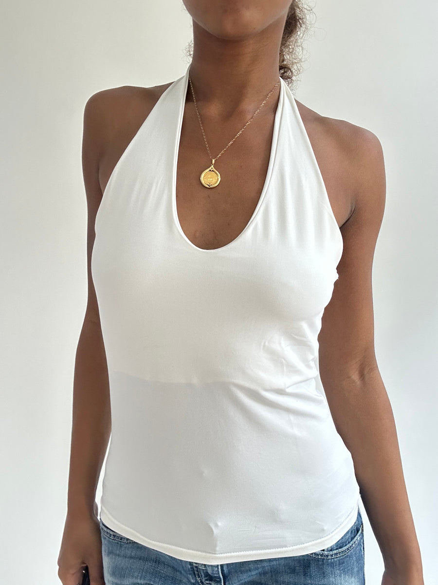 BEST PICKS | small/medium white halterneck top