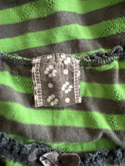 gilmore girls | small green striped camisole top