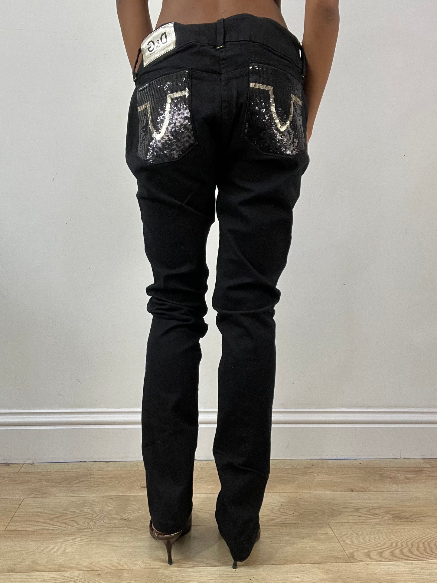 vintage edit thirty-four | medium black dolce and gabbana denim jeans